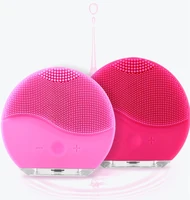 

Reusable Mini Size Portable Electric Silicone Face Cleansing Brush