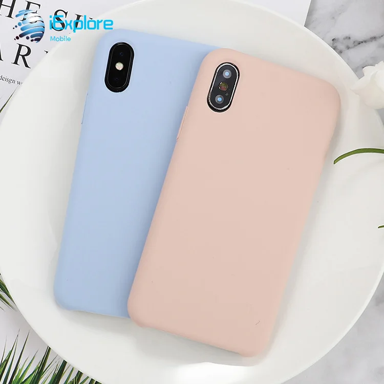 

iExplore manufacturer hybrid PC Silicon rubber candy color phone case OEM/ODM logo for iPhone 5 6 7 8 7plus 8plus X XR XS Max