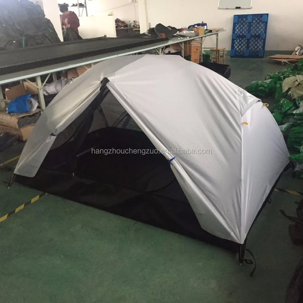 High-end Ultralight Aviation Aluminum Pole Double Layers 2-3 Person Waterproof Backpacking Tent, TXZ-015B Ripstop Camping Tent