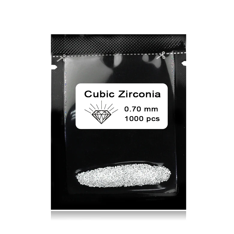 

factory price star cut 0.7mm white cubic zirconia, 100% natural color