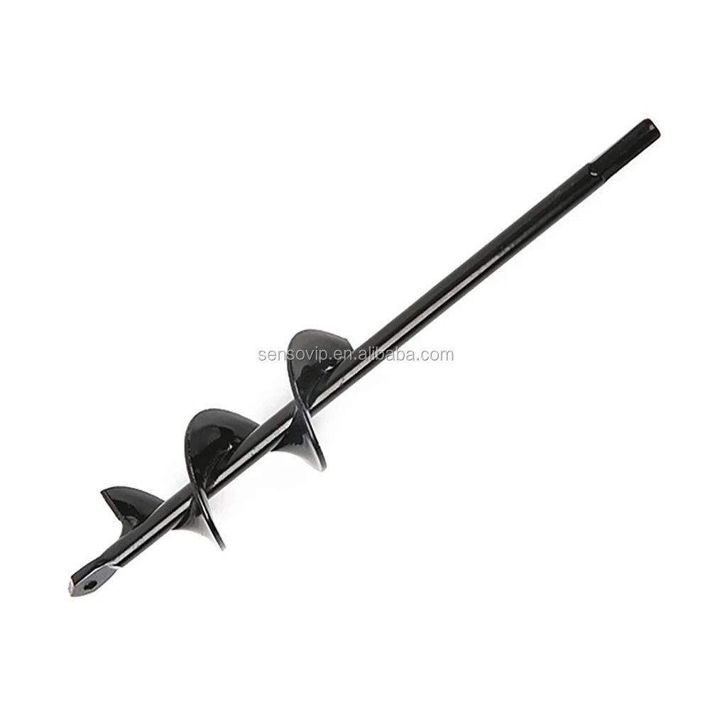 Garden Loose Soil Drill Bit Planting Auger Spiral Hole Drill Bit For