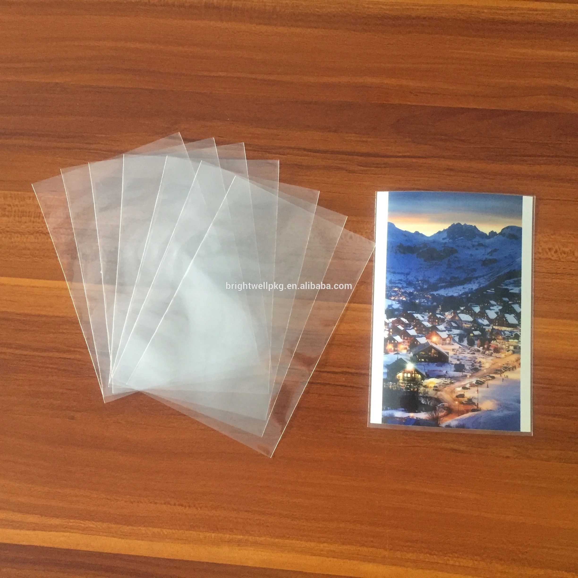 Crystal Clear Sleeves Storage Bags For 8"x10" Photo Print Polypropylene