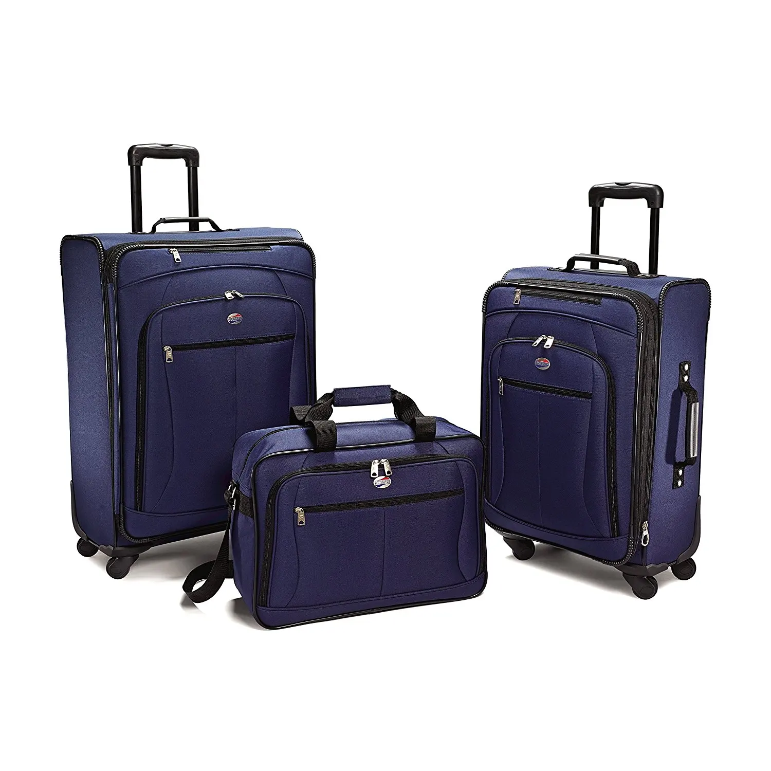 american tourister pop plus 3 piece spinner set