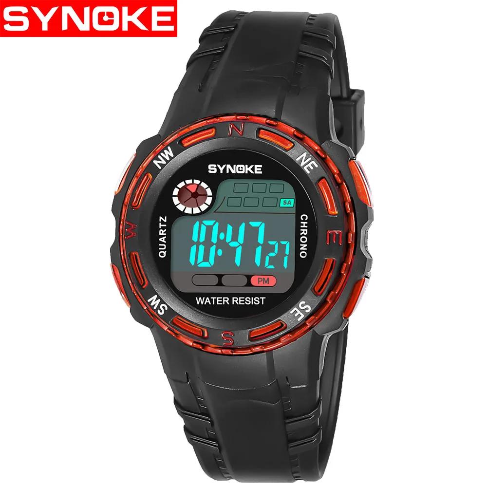 

SYNOKE Children's Student Electronic Watch Waterproof Multi-function Boy Sports Electronic Watch 99539, N/a
