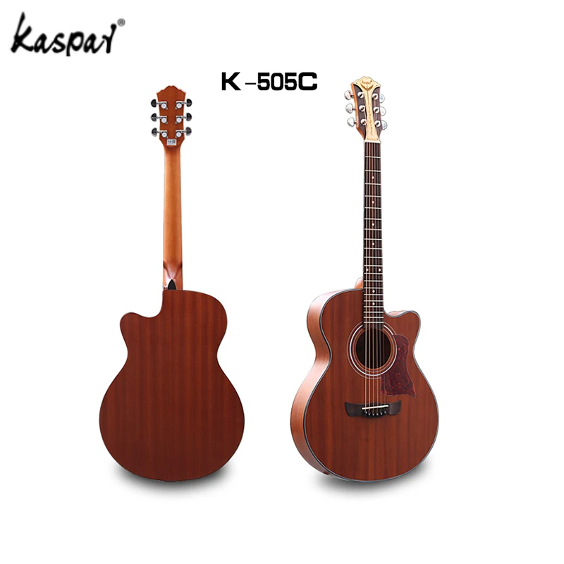 

Kaspar Guitar Factory OEM Custom Cheap Handmade Guitar D Shape  Classical Guitars for Beginners, Natural wood