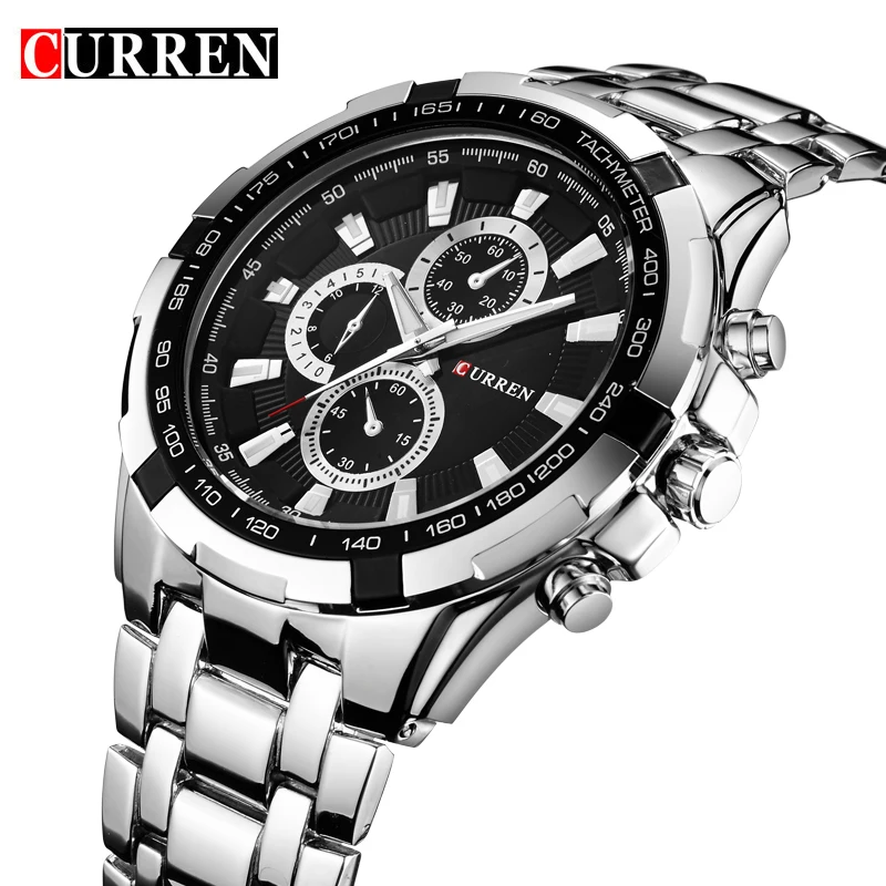 Assorted colors Curren men wristwatches fashion designer curren 8023 watches men japan movement OEM watches curren