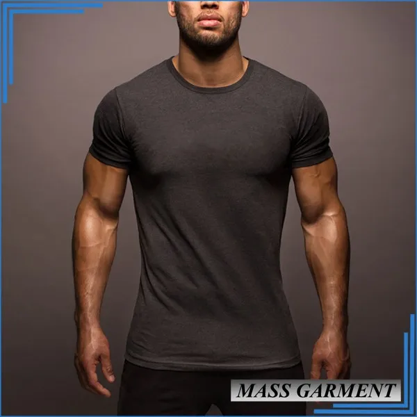 mens t shirts with fitted sleeves