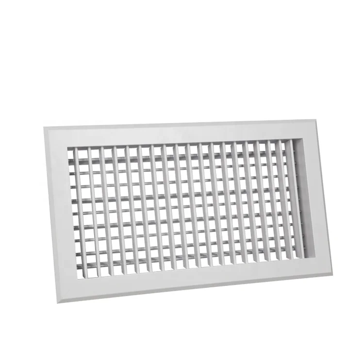 Air Conditioning Single And Double Deflection Grilles Ceiling Vent