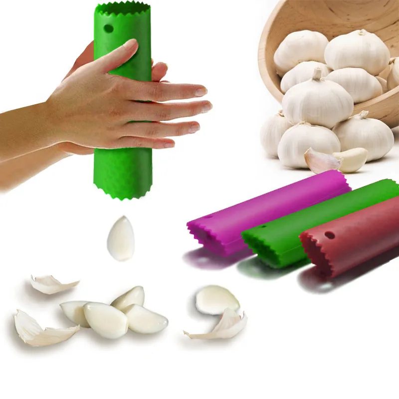 Silicone Garlic Peeler Tube Peel Easy Useful Kitchen Tools Buy Garlic