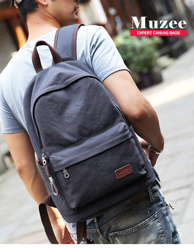 Muzee canvas backpack Clearance