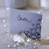 Wholesale clear crystal glass Memo clip, place name card holder for office set /wedding giveaway