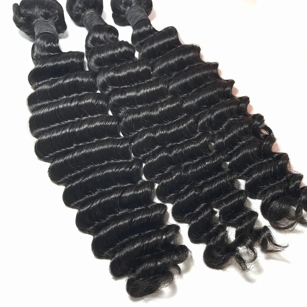 

Wholesale Factory Price Natural Unprocessed Brazilian Hair Deep Body Wave