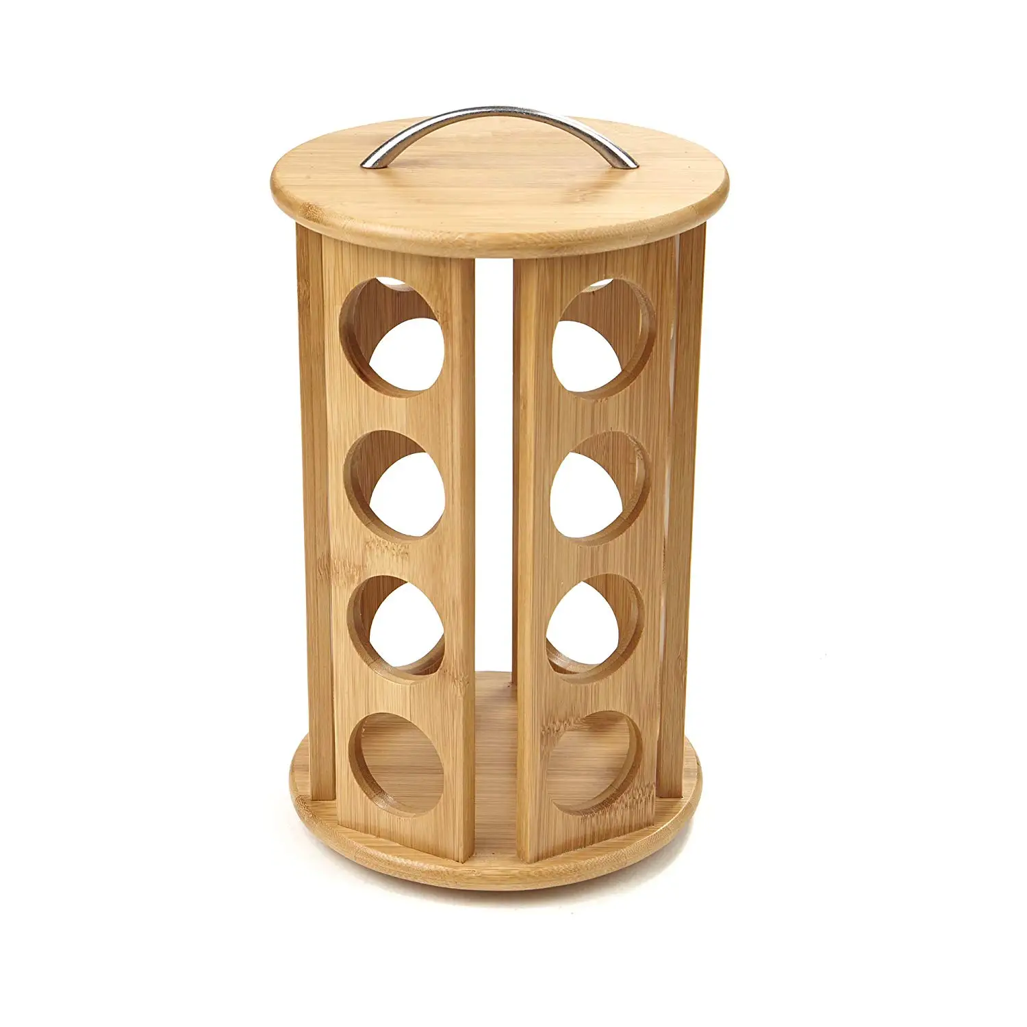 Bamboo 30 Capacity Kcup Single Serve Coffee Pod Holder Kitchen Storage