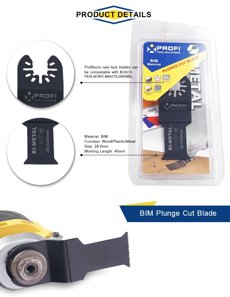 Bim Metal Wood With Nails Sawing Best Oscillating Tool Cutting Baldes