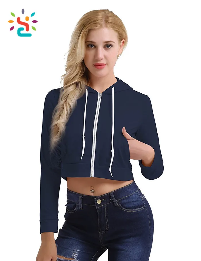 custom crop hoodie