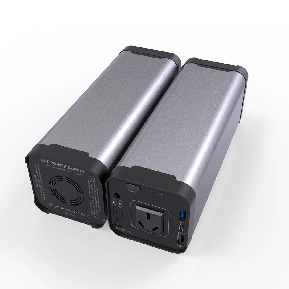 

Portable 40000mah 220V AC Mobile Backup Power Bank Inverter Battery, Black;grey;silver;red;blue