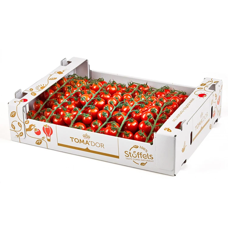 Corrugated Fruit And Vegetable Cardboard Tomato Packaging Box - Buy