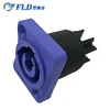 Free sample powerCON Panel Socket Connector Power In Blue IP65