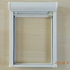 snow white color extruded pvc hinges shutter window hung pvc window