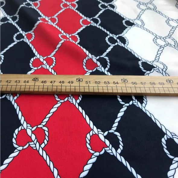 
Custom Pattern Sublimation Prints Fashion Show Dress Fabric 