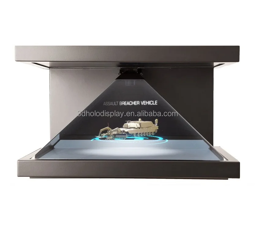 

3D Holographic Pyramid Showcase , Hologram Display Cube , Holo Box