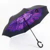 Wind Proof Wholesale Double Layer Reverse Upside Down Inverted Umbrella