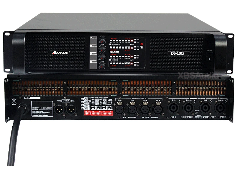 Aoyue 5000w Professional Audio Amplifier Class Td 4ch Amplifier