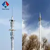 steel long lifetime cell tower 4g antenna communication monopole