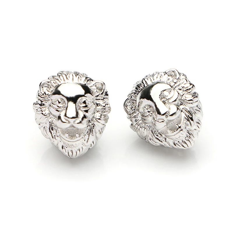
Hot sale high quality lion style fashion cz accessories jewelry beads and charms pave beads accessories for jewelry making 