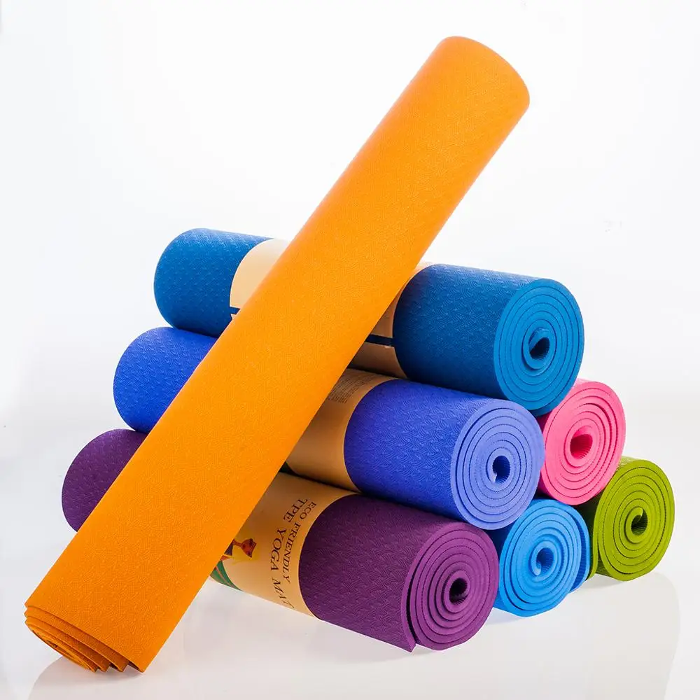 

Ningbo Virson Custom Print Eco Friendly Double Layers Tpe Yoga Mat, Blue,green,yellow,red,pink,black,gray ,etc