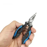 

Multifunctional hook remover pliers Lure open loop tools needle nose Stainless Steel Titanium plating Fishing Pliers
