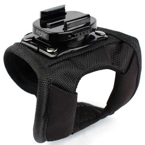 Arrolite 360 Degree Rotation Glove-style Elastic Wrist Strap For Go Pro Action Camera