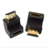 Wholesale 90 Degree right Angle Male to Female HDMI High Speed Adapter Connector