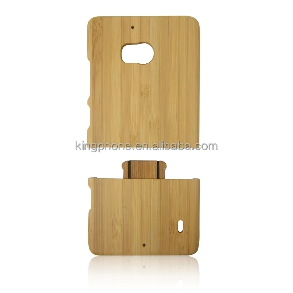 

Wholesale wooden phone case bamboo case for Nokia 930, Natural bamboo color