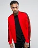 Custom Best Price High Quality New Design Durable Raglan Sleeve 87% Polyester 13% Cotton Brown Casual Men Jacket
