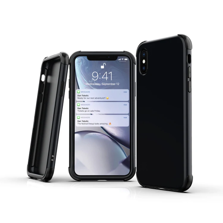 

Black Armor For Iphone Xr Shockproof Cell Phone Case