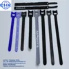 Nylon Soft Hookloop Back to Back Cable Tie / Thin One Wrap Hook And Loop Reusable Cable Tie