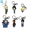 Promotion item wholesale price custom rubber keyring