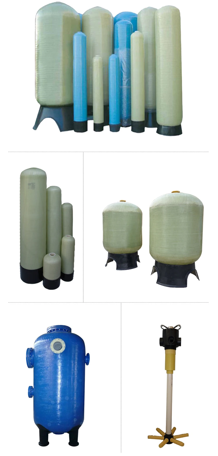 High Pressure Vessel Water Filter - Soft Water ASME Tank