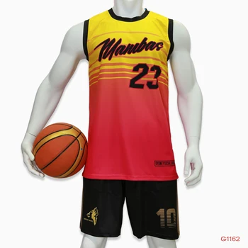 basketball jersey design color red