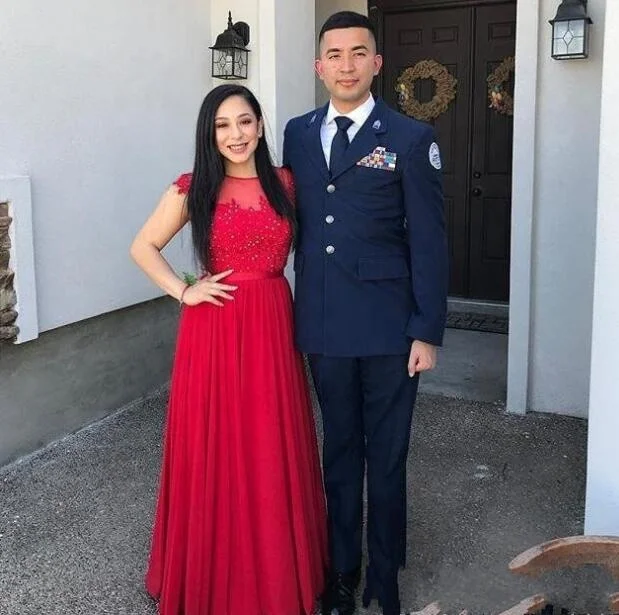 

Elegant Party Long Bead Design Women Evening Dress, Rose red