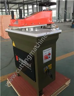 
16T swing arm manual leather press cutter 