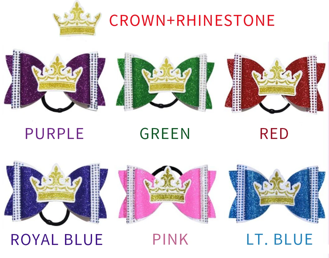 Custom Glitter Dolly Bow Rhinestone Transfer Template For Wholesale 