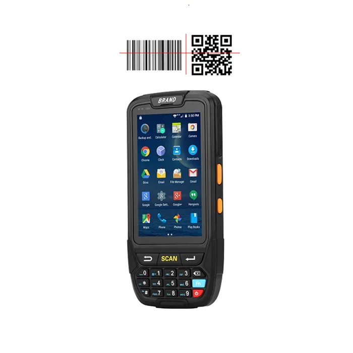

Lecom Blovedream Shenzhen rugged Industrial 4G handheld laser 1D 2D qr bar code reader bluetooth barcode scanner android pda
