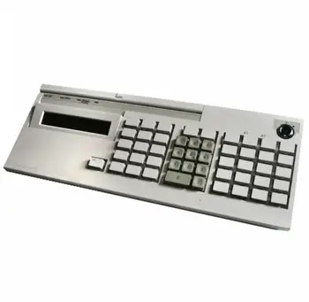 ibm 4690-6300 pos keyboard m8 50 with msr reader and operator 92