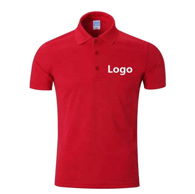 

Wholesale Custom Logo Embroidery Unisex 100% Cotton Uniform Men Polo T Shirts