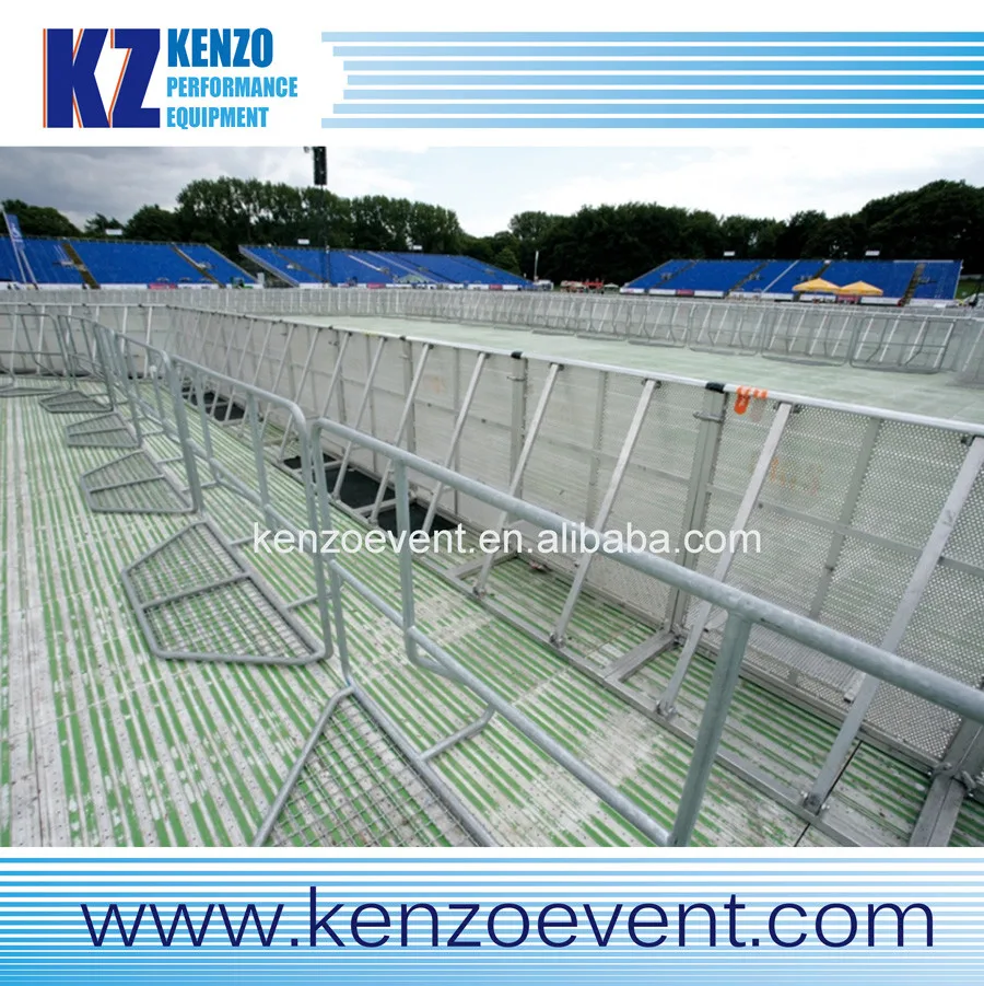 Aluminum safety folding barrier mojo barrier