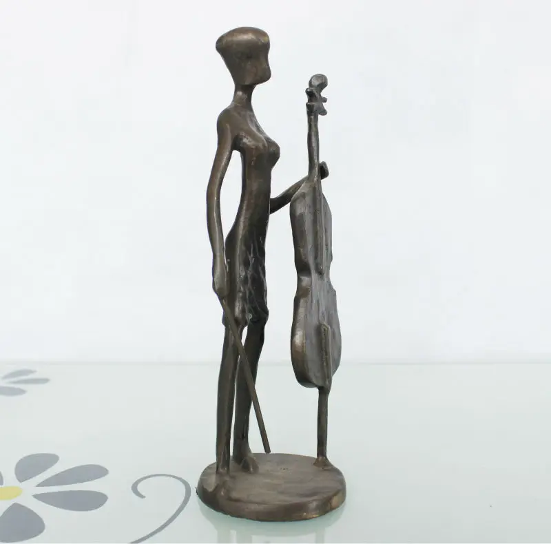 Bronze Sculpture Music Statue For Home Decoration The Cello Buy Music