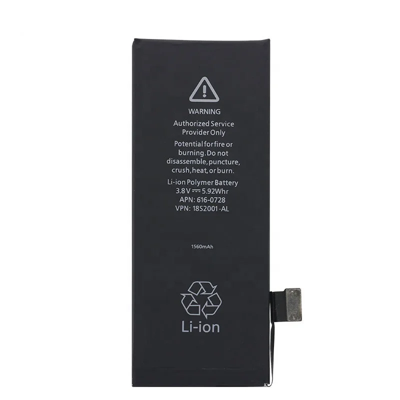 

High capacity promotion phone battery 1560mah 3.8v for iphone 5s, N/a