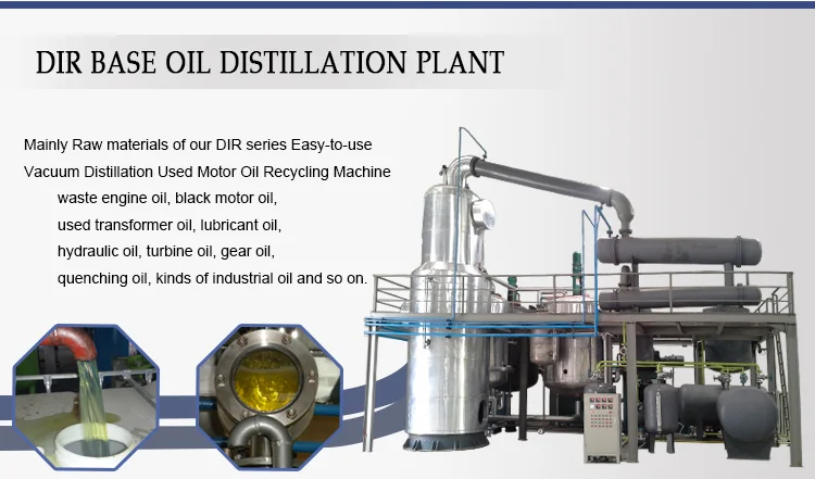 Tongrui waste oil refinery engine oil distillation device
